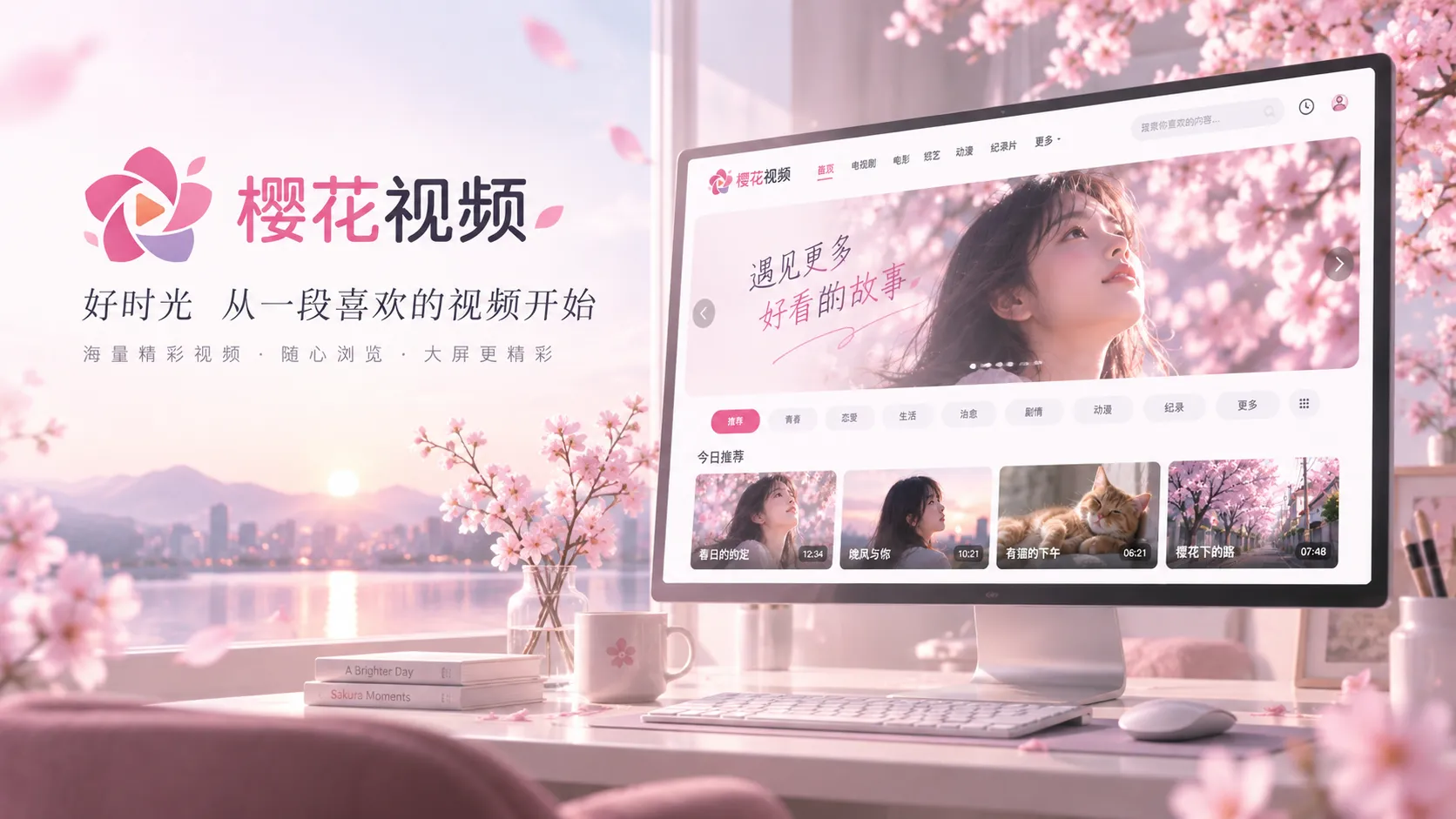 樱花视频下载与多端访问主题画面